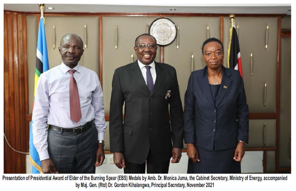 Kurrent CEO awarded Elder of the Order of the Burning Spear by the President of Kenya